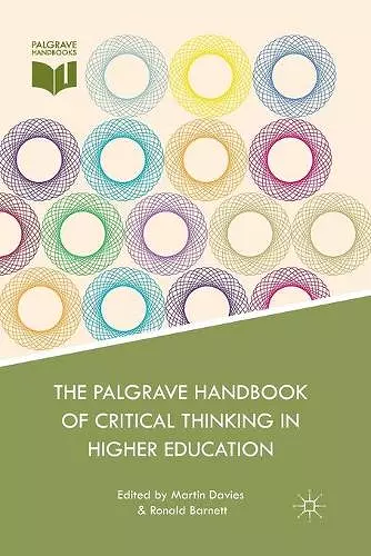 The Palgrave Handbook of Critical Thinking in Higher Education cover