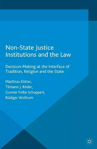 Non-State Justice Institutions and the Law cover
