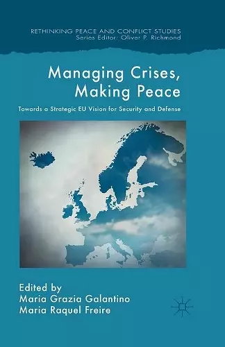 Managing Crises, Making Peace cover