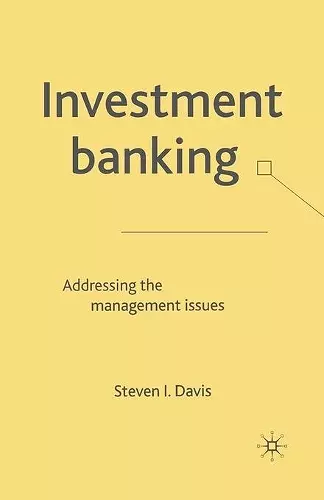 Investment Banking cover