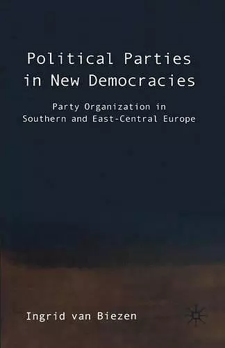 Political Parties in New Democracies cover