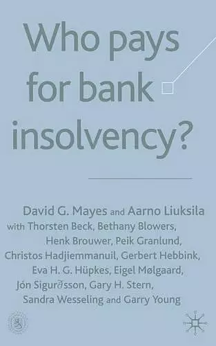 Who Pays for Bank Insolvency? cover