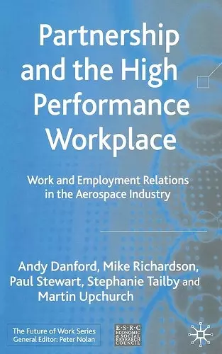 Partnership and the High Performance Workplace cover