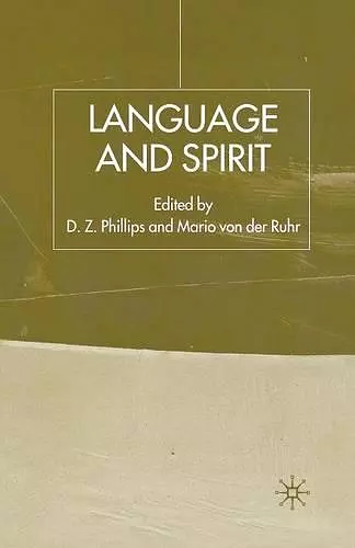 Language and Spirit cover