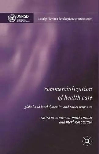 Commercialization of Health Care cover
