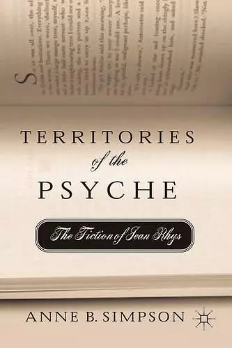 Territories of the Psyche: The Fiction of Jean Rhys cover