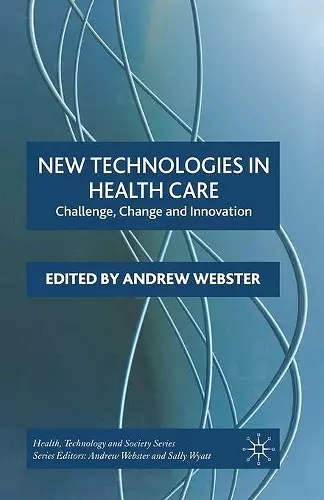 New Technologies in Health Care cover