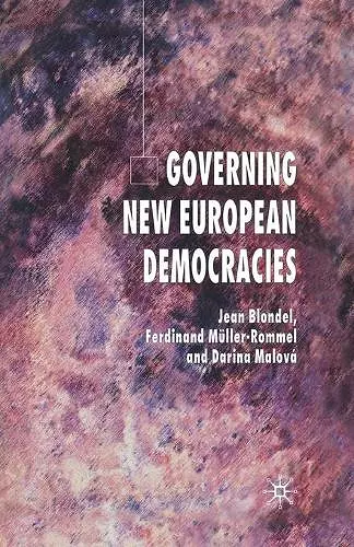 Governing New European Democracies cover