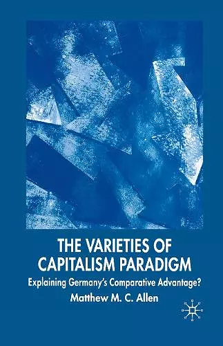 The Varieties of Capitalism Paradigm cover