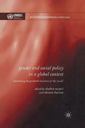 Gender and Social Policy in a Global Context cover