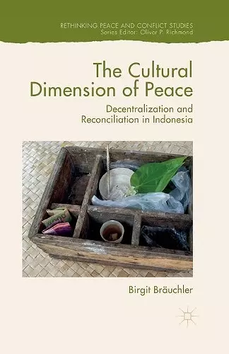 The Cultural Dimension of Peace cover