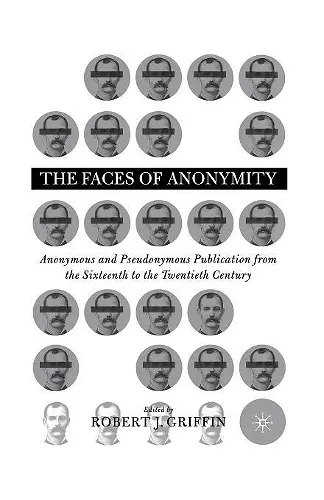 Faces of Anonymity cover