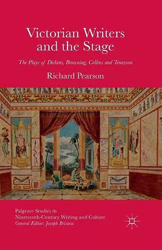 Victorian Writers and the Stage cover