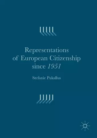 Representations of European Citizenship since 1951 cover