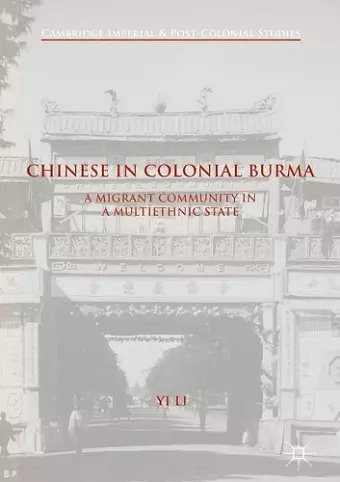 Chinese in Colonial Burma cover