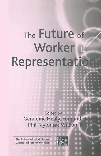 Future of Worker Representation cover
