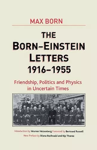 Born-Einstein Letters, 1916-1955 cover