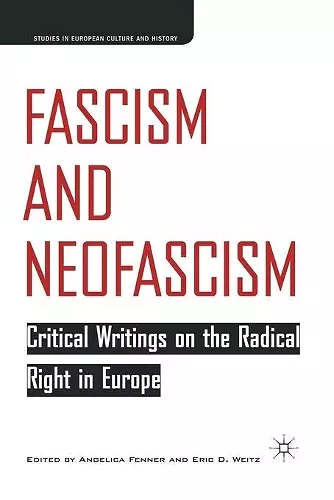 Fascism and Neofascism cover