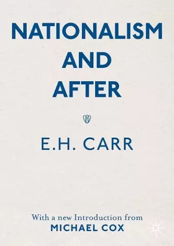 Nationalism and After cover