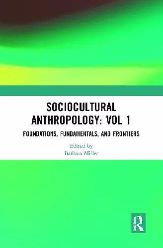 Sociocultural Anthropology: Vol 1 cover