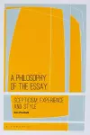 A Philosophy of the Essay cover
