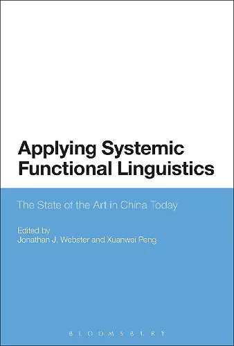 Applying Systemic Functional Linguistics cover