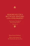 Hermeneutics between History and Philosophy cover
