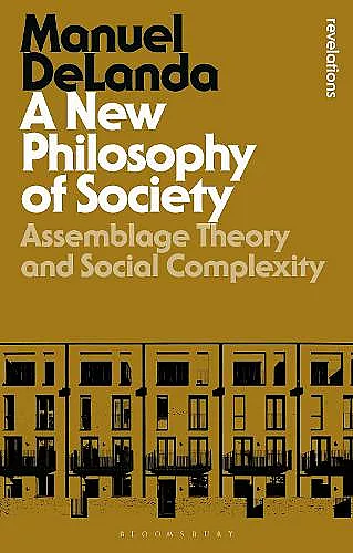 A New Philosophy of Society cover