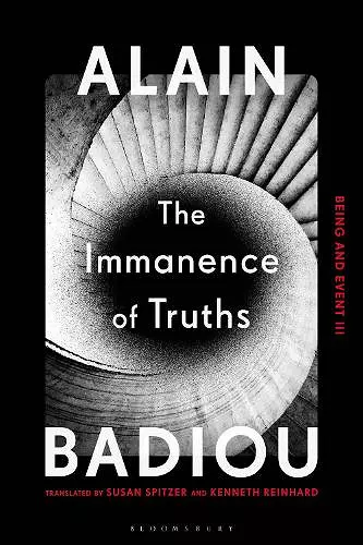 The Immanence of Truths cover