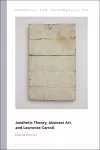 Aesthetic Theory, Abstract Art, and Lawrence Carroll cover