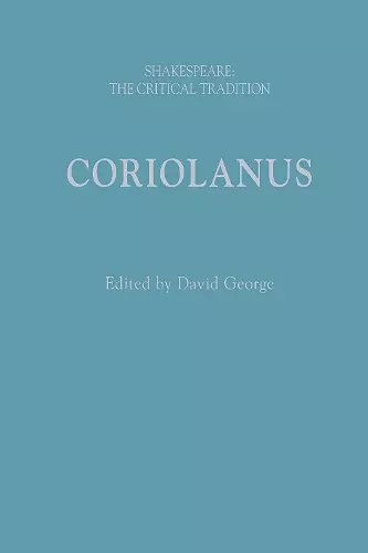 Coriolanus cover