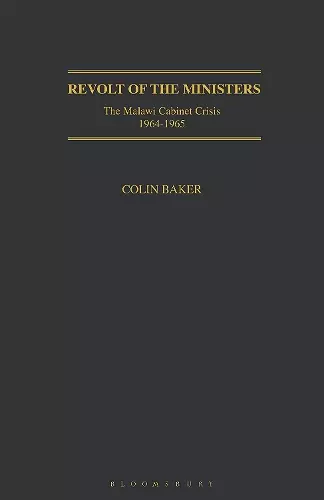 Revolt of the Ministers cover