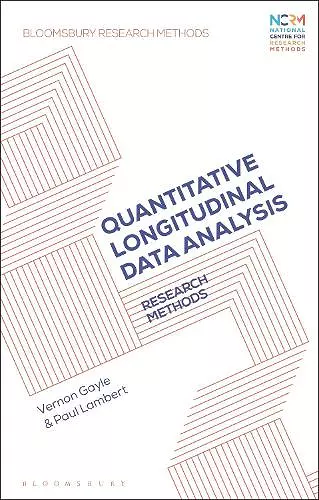 Quantitative Longitudinal Data Analysis cover