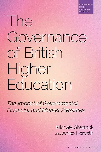 The Governance of British Higher Education cover