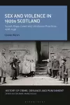 Sex and Violence in 1920s Scotland cover