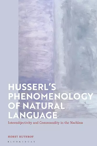 Husserl's Phenomenology of Natural Language cover