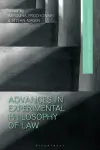 Advances in Experimental Philosophy of Law cover
