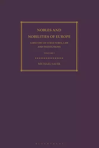 Nobles and Nobilities of Europe, Vol I cover