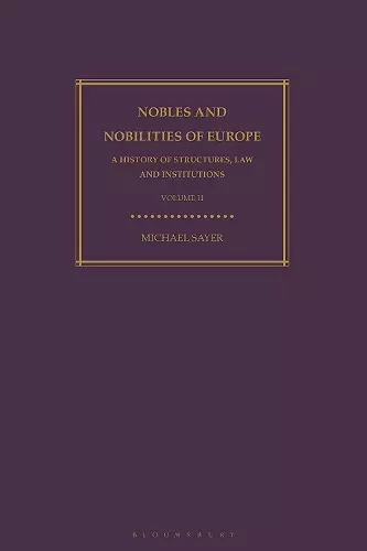 Nobles and Nobilities of Europe, Vol II cover