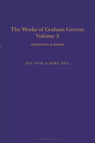 The Works of Graham Greene, Volume 3 cover