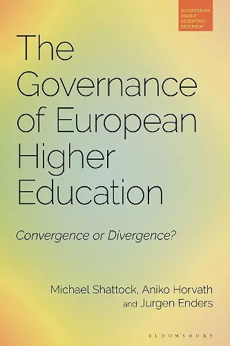 The Governance of European Higher Education cover