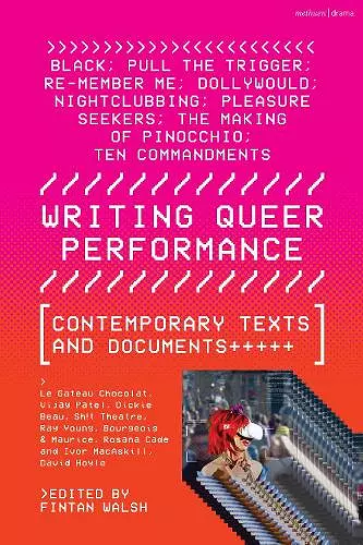 Writing Queer Performance cover