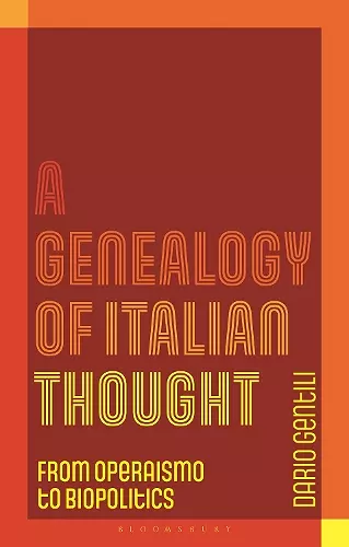 A Genealogy of Italian Thought cover