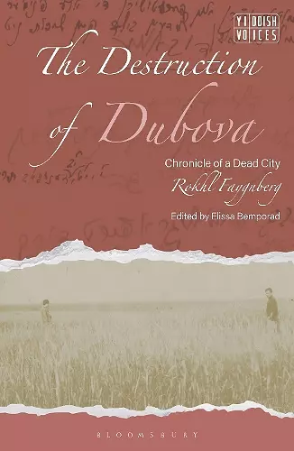 The Destruction of Dubova cover