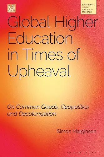 Global Higher Education in Times of Upheaval cover