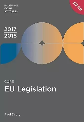 Core EU Legislation 2017-18 cover