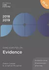Core Statutes on Evidence 2018-19 cover