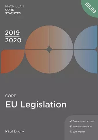 Core EU Legislation 2019-20 cover