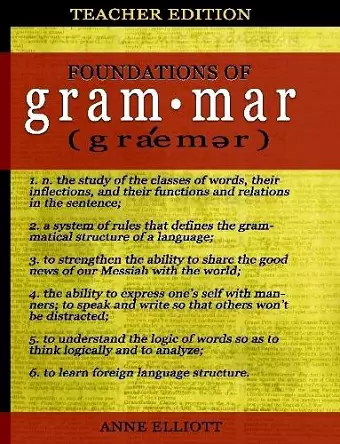 Foundations of Grammar cover