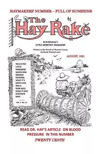 Hay Rake V1 N11 Aug 1921 cover